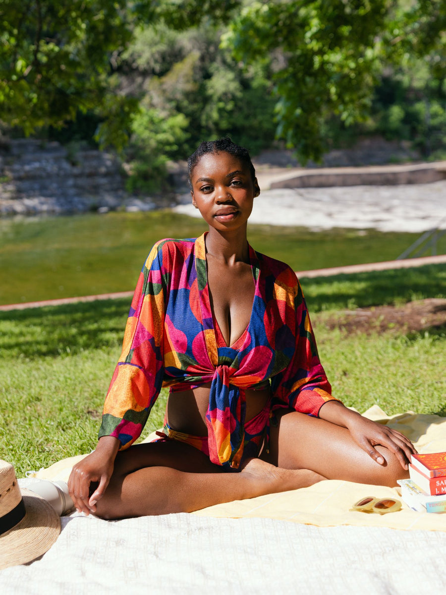 Kimono Cover Up Top in Isla