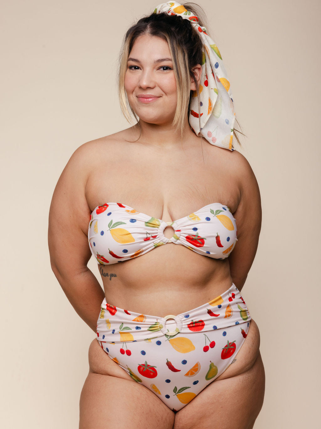 Ring High Hip Bottoms in Paloma
