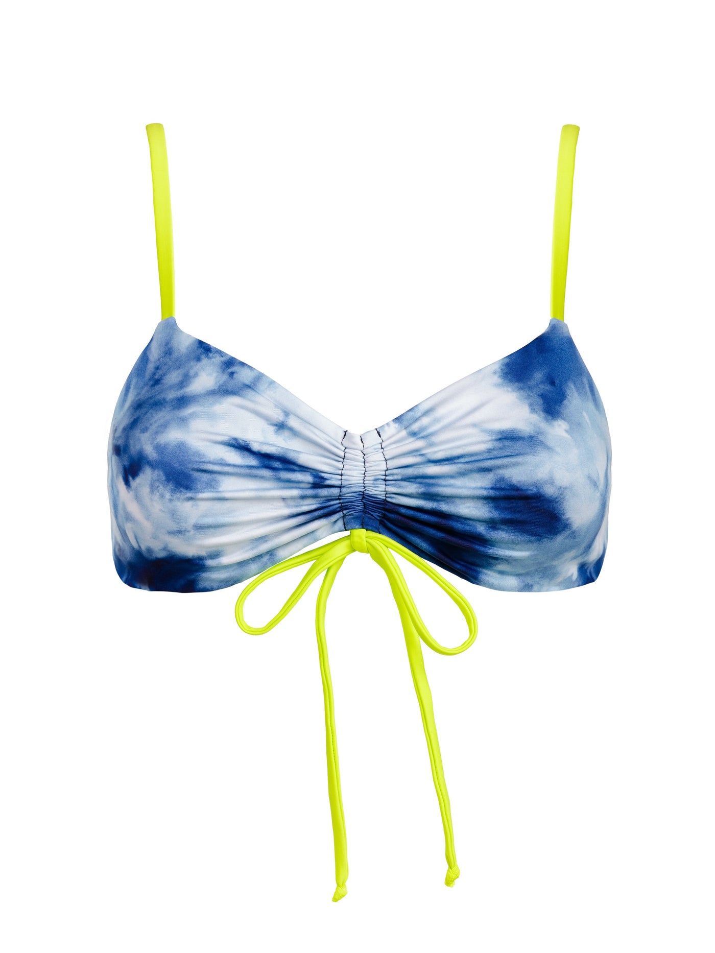 Ruched Tie Top in Laguna