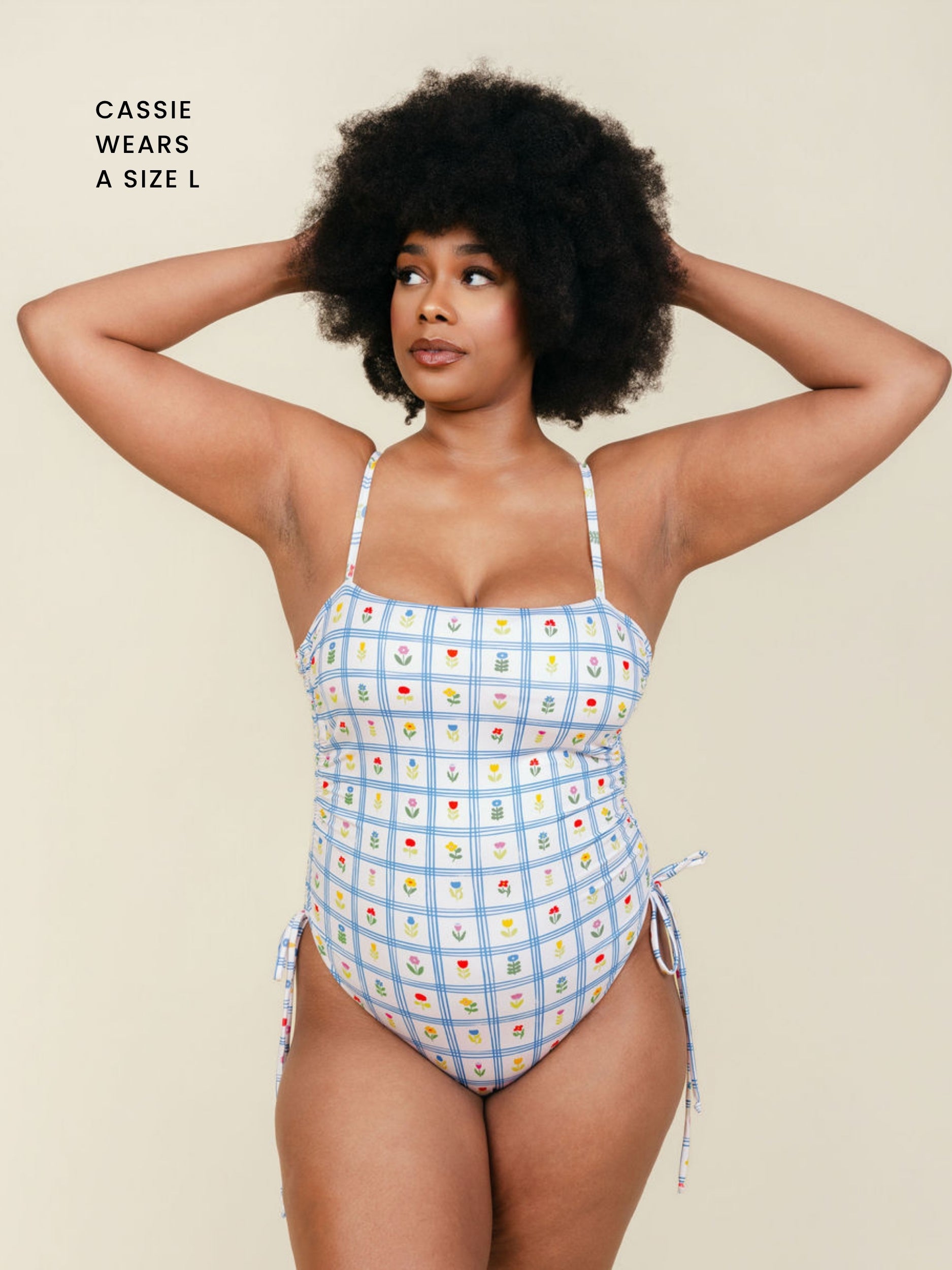 Wildflower Print Ruched One Piece - Kitty and Vibe x Harper Sage