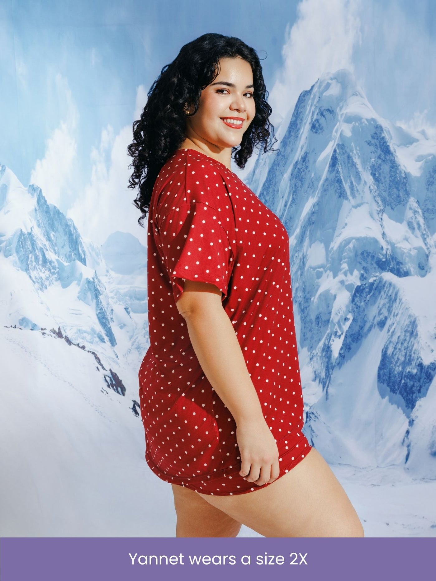 Cozy Soft Pajama Tee in Holly