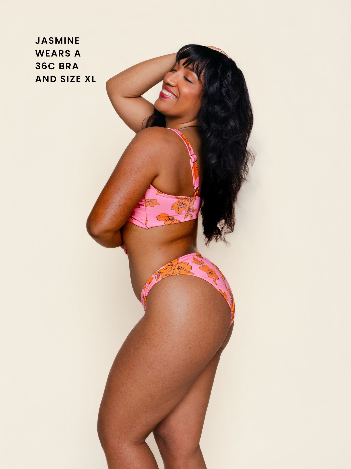 Front Tie Top in Pink Floral