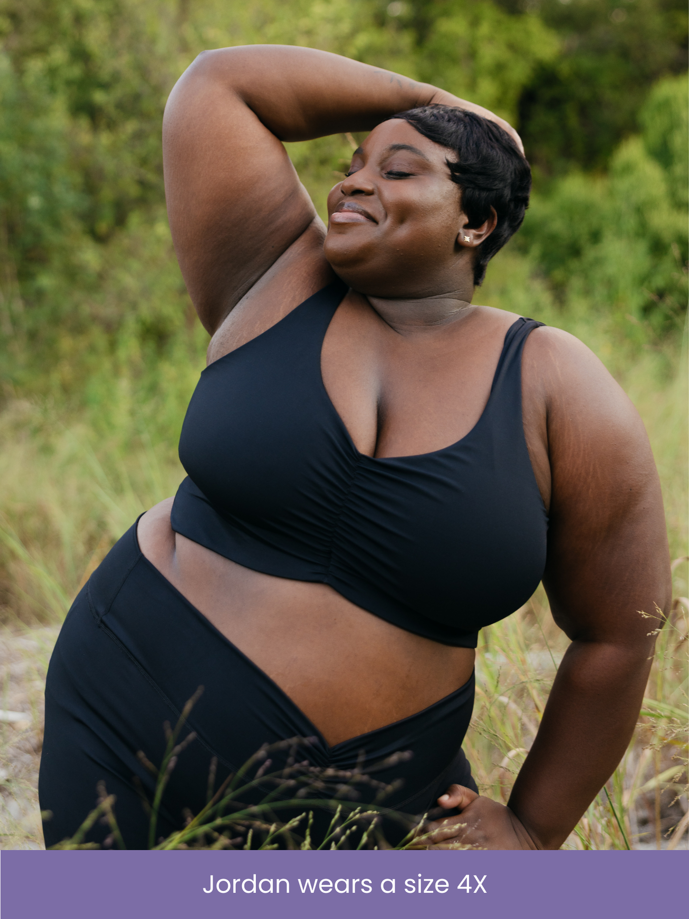 Play Sports Bra in Black