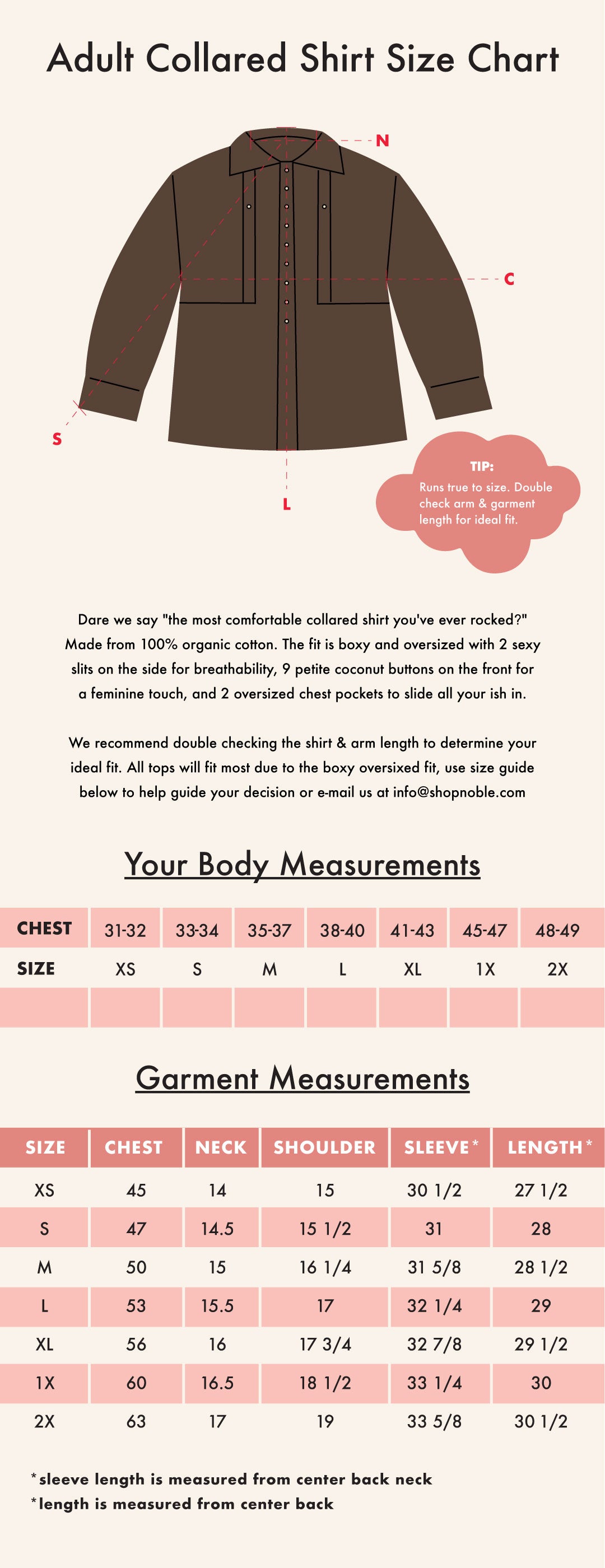 Size Guide