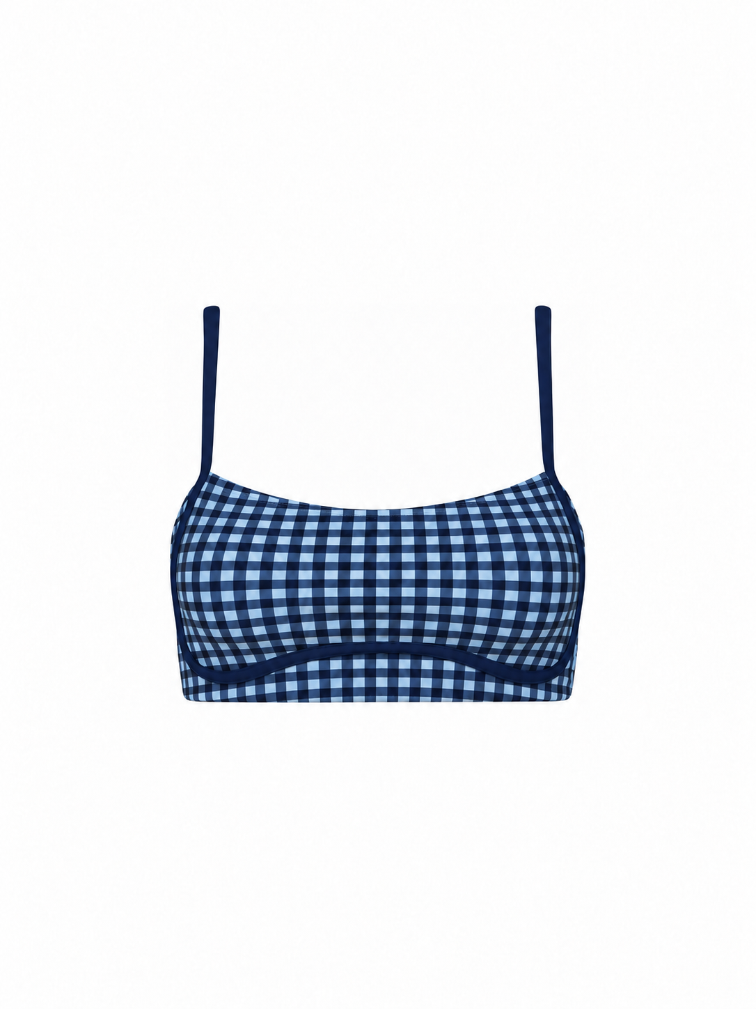 Bandeau With Piping Top in Bonbon