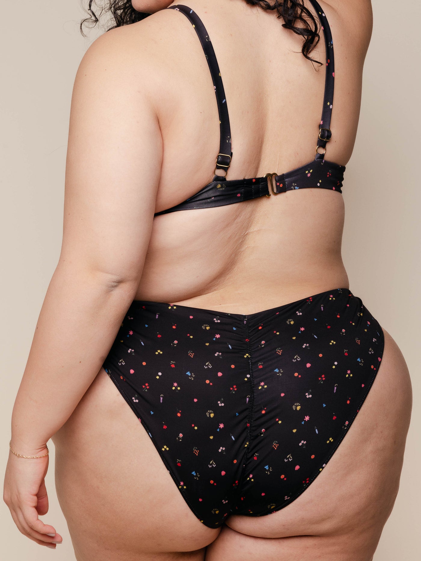Ruched Tie Bottoms in Matilda