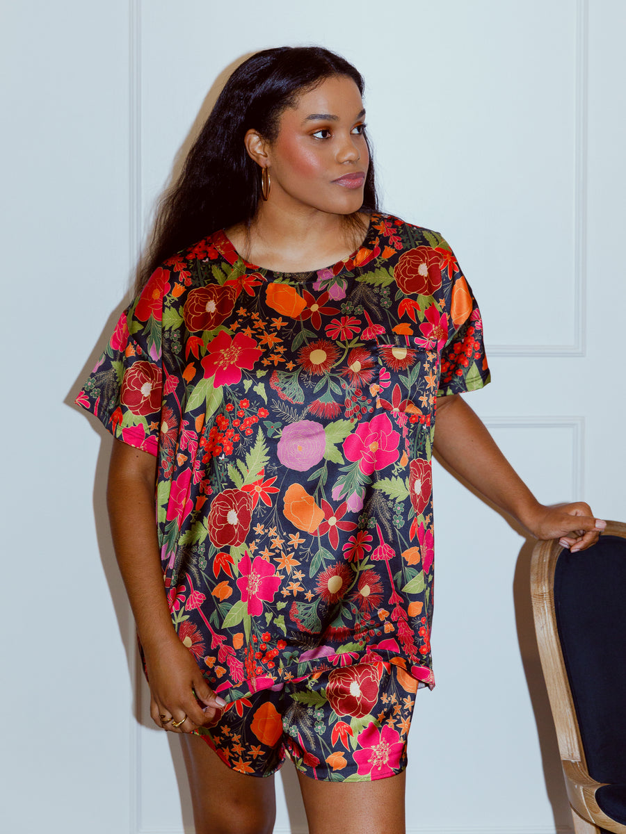 Eco Silky Pajama Tee in Margot