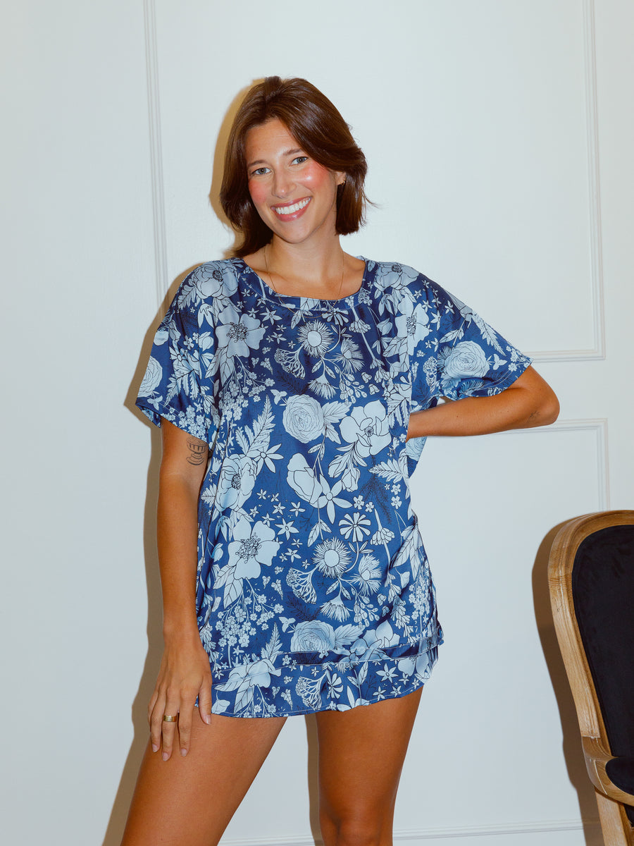 Eco Silky Pajama Tee in Belle