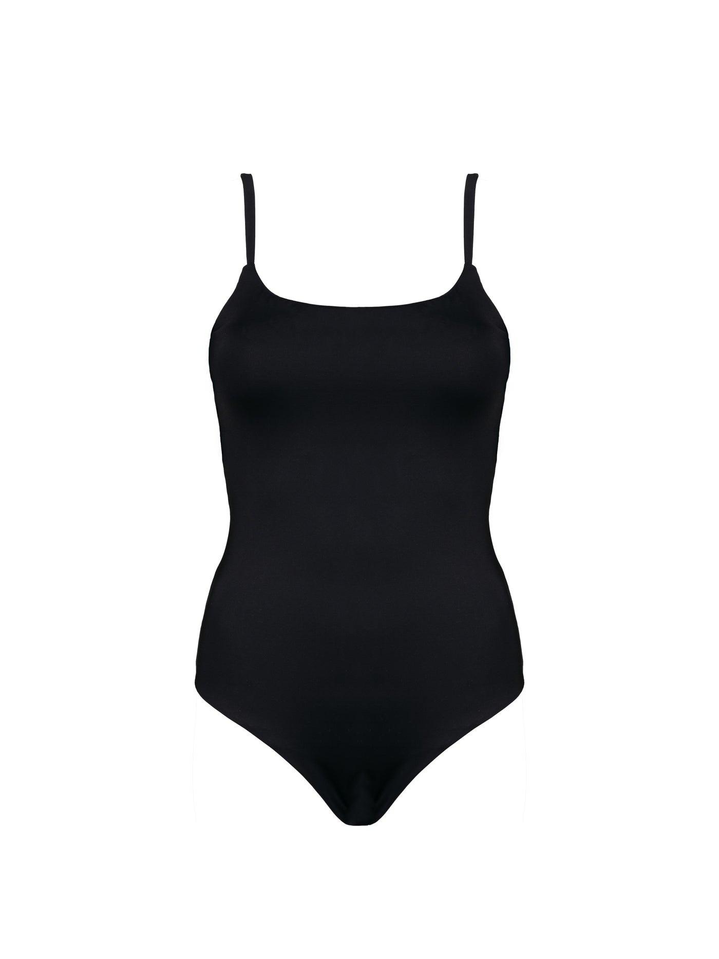Shelf Bra One Piece in Black
