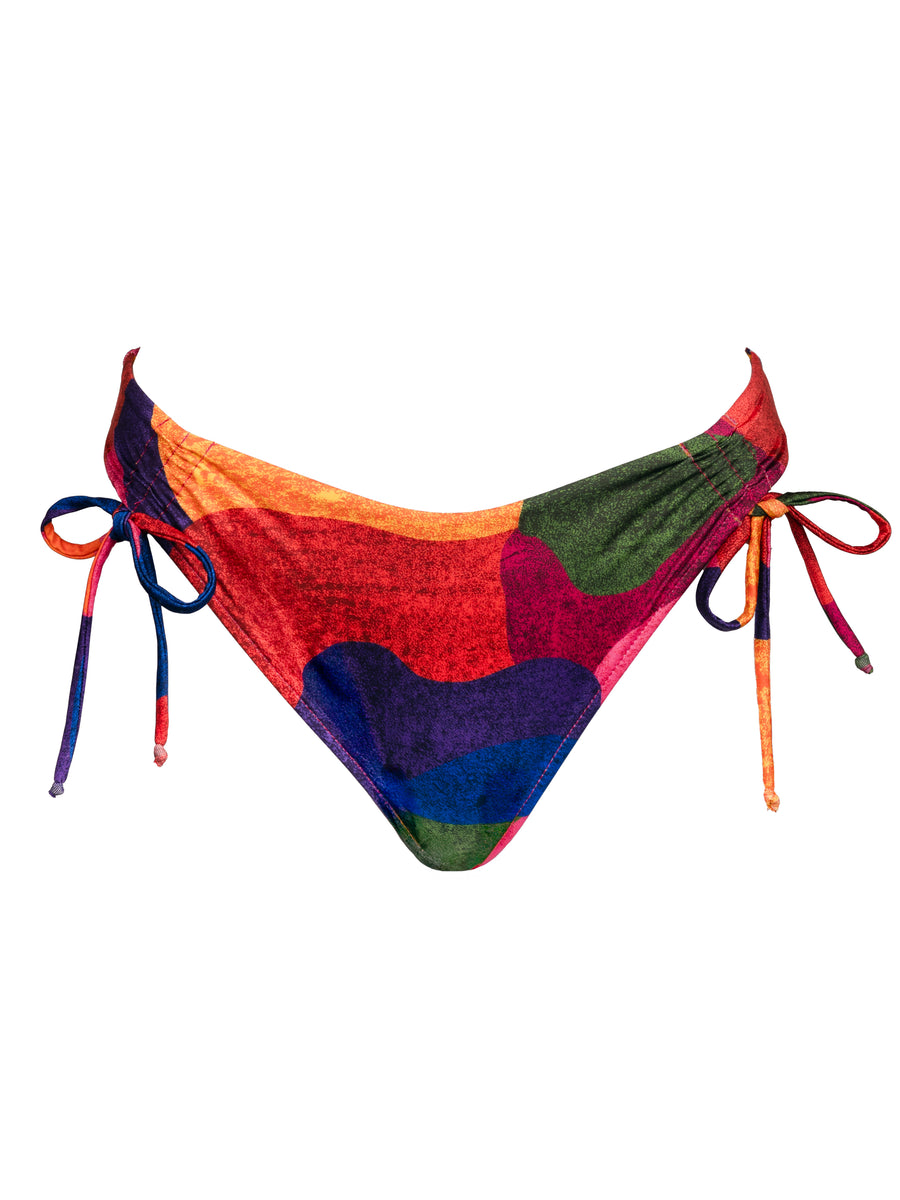 Ruched Tie Bottoms in Isla