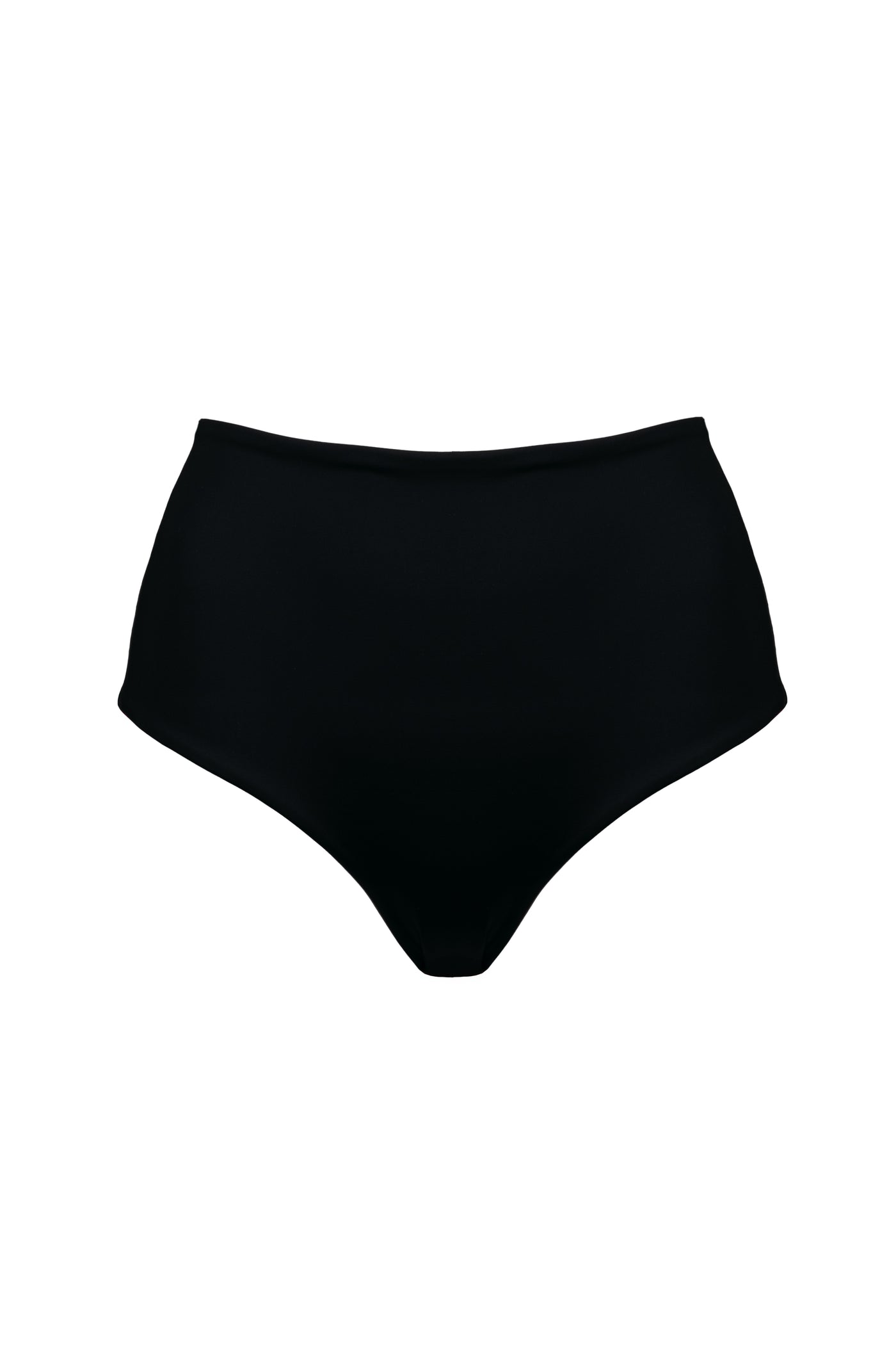 High Waisted Full Coverage Bottoms in Black