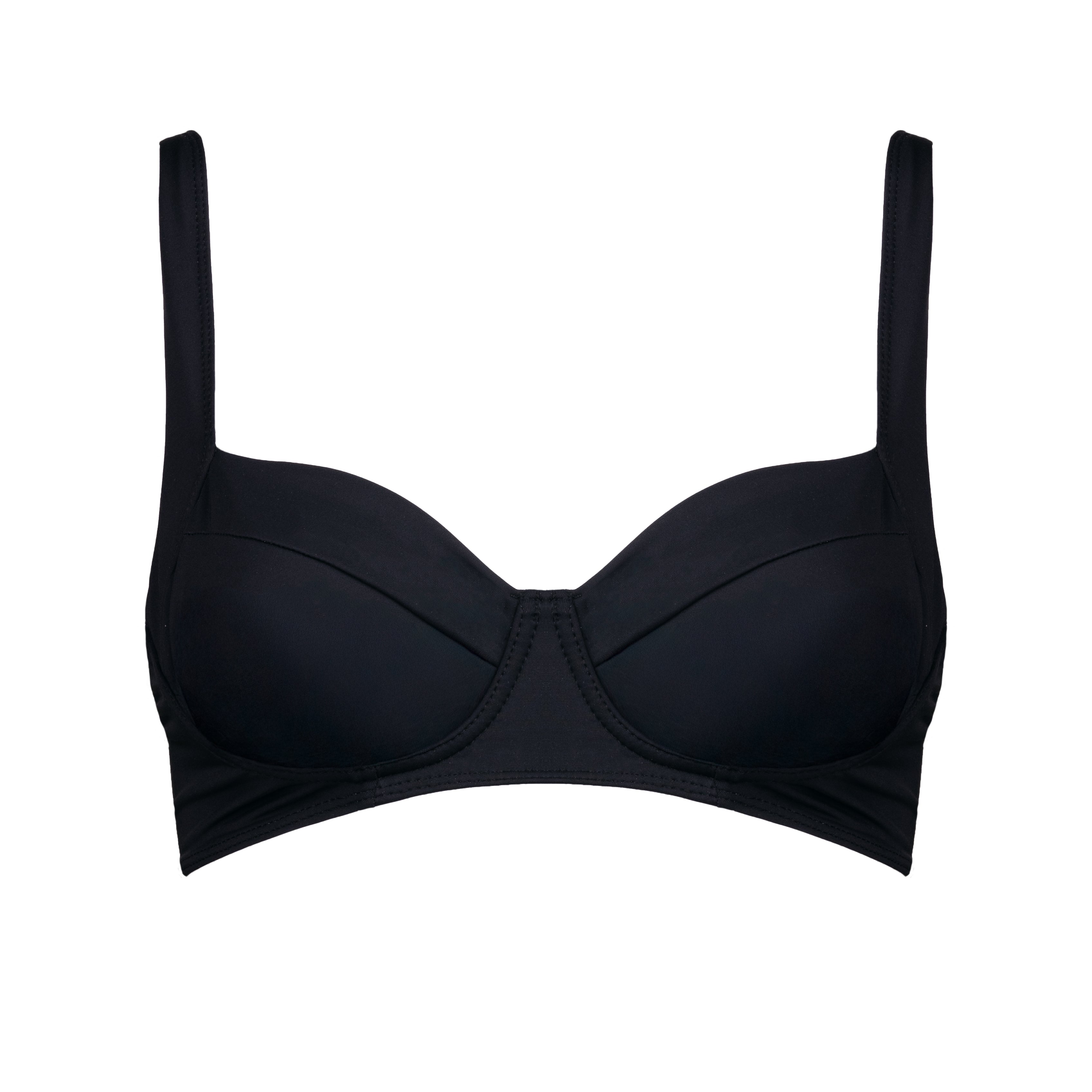 Soft Underwire Top in Black