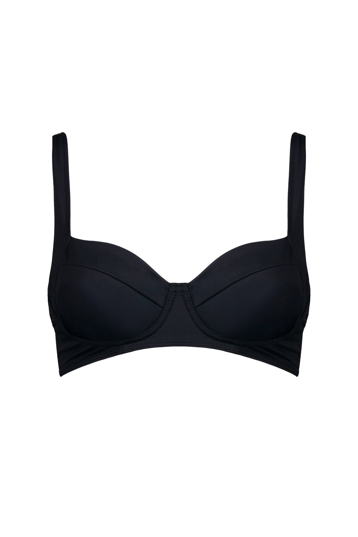 Soft Underwire Top in Black