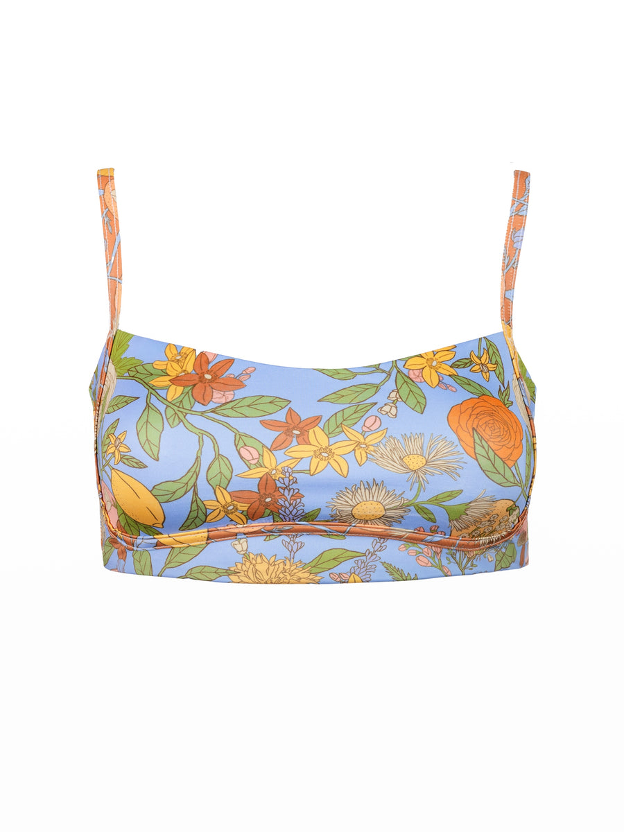 Bandeau With Piping Top in Aurelia