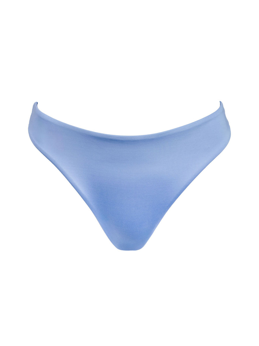 High Leg Mid Rise Bottoms in Sky