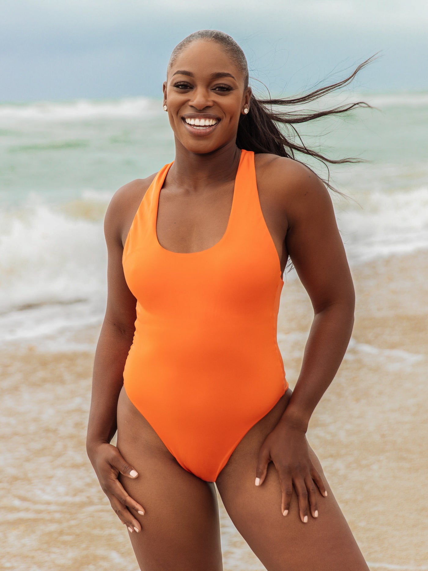 Criss Cross Backless One Piece in Sun