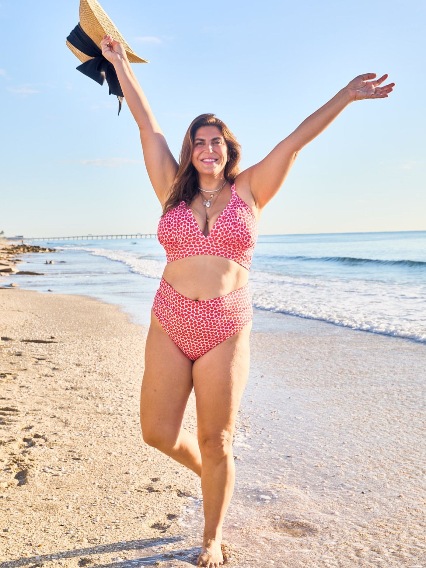 High Hip Crossover Bottoms in Brooke