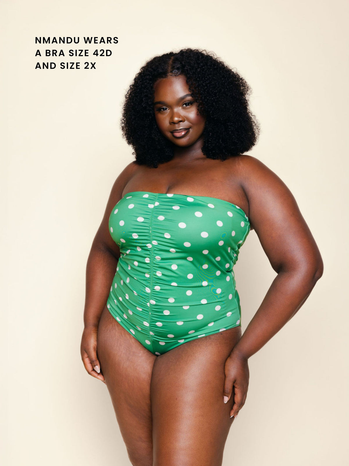 Strapless Ruched One Piece in Meadow