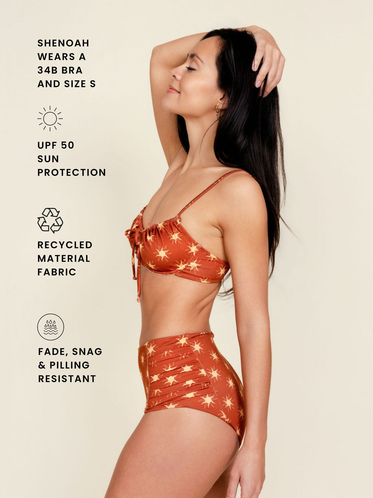 Adjustable Underwire Top in Solara