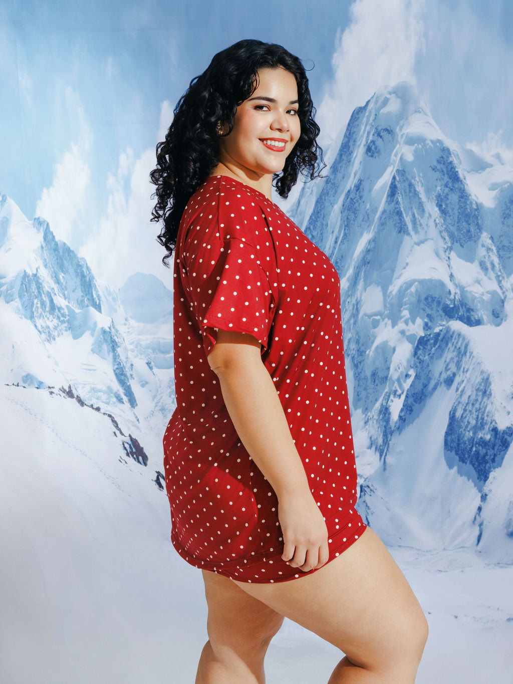 Cozy Soft Pajama Tee in Holly