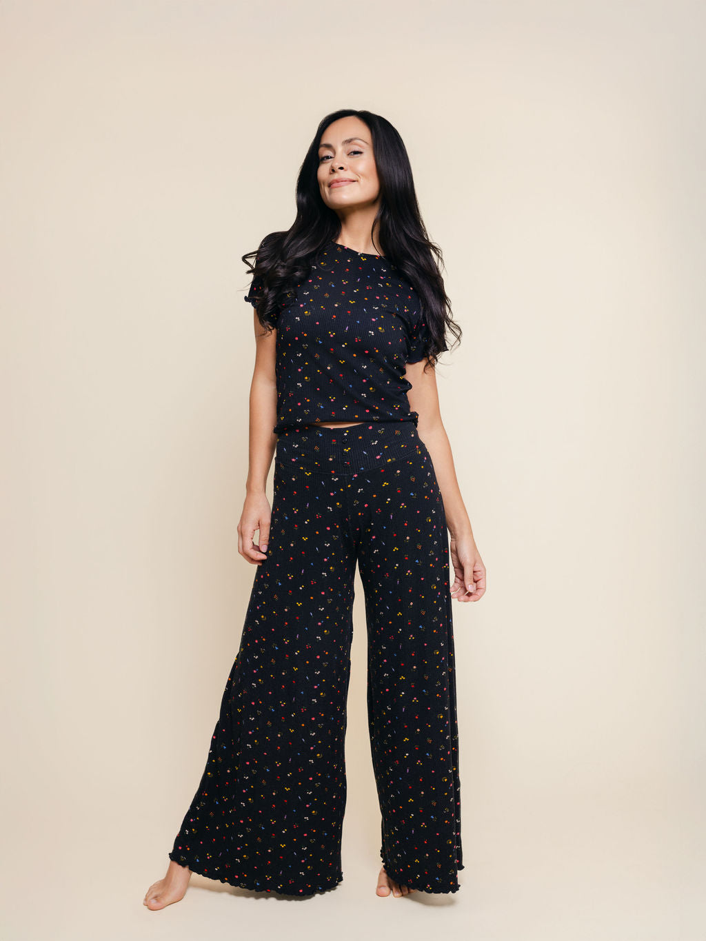 Bamboo Pajama Baby Tee in Matilda