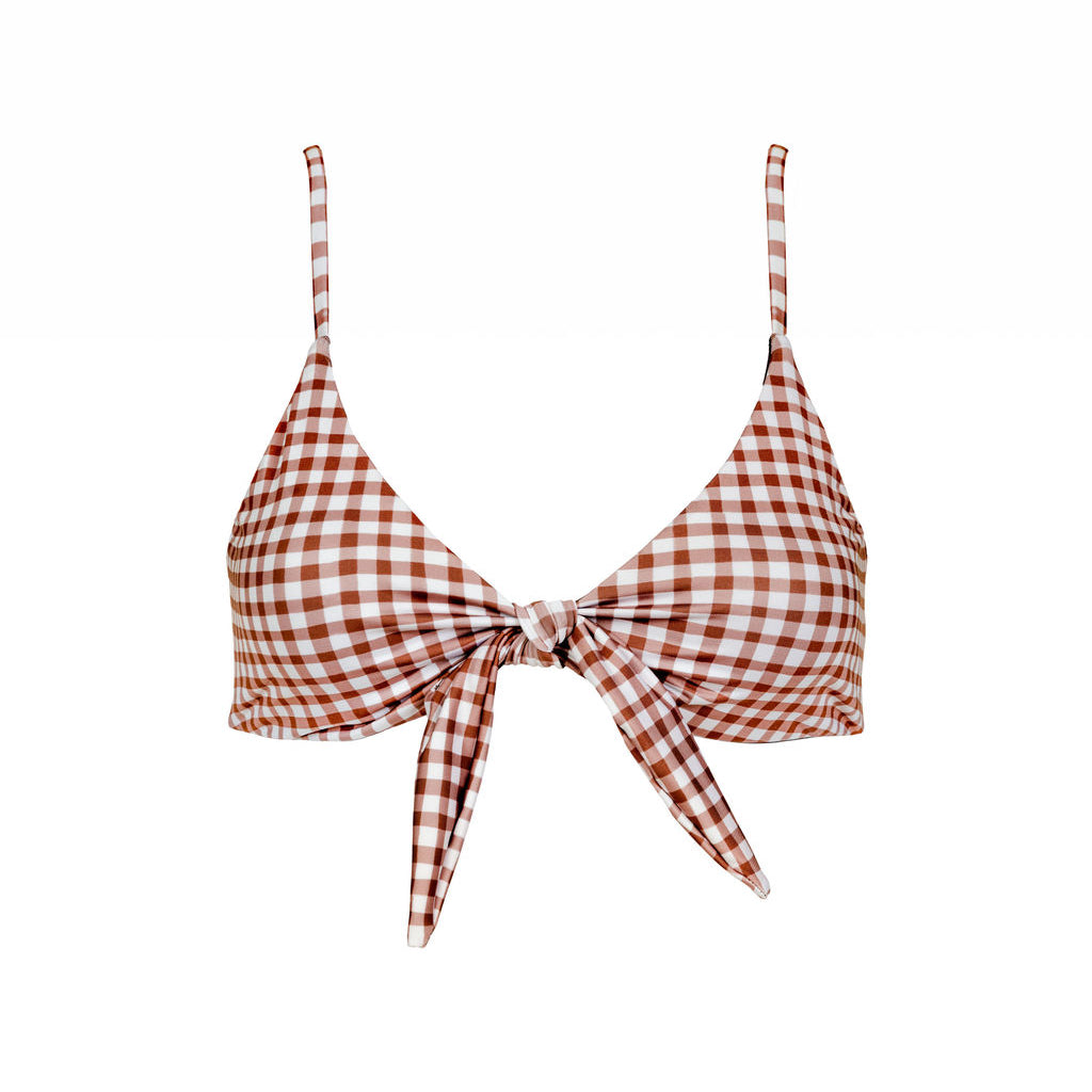 Front Tie Top in Sugar