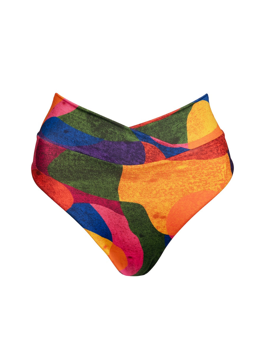 High Hip Crossover Bottoms in Isla