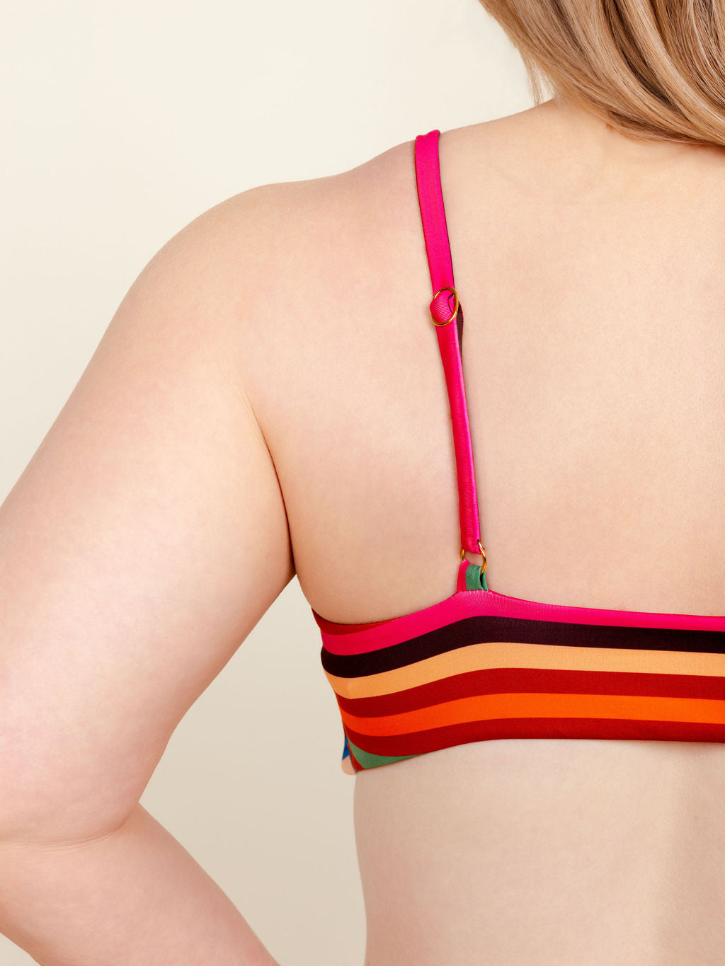 High Waisted Full Coverage Bottoms in Boardwalk