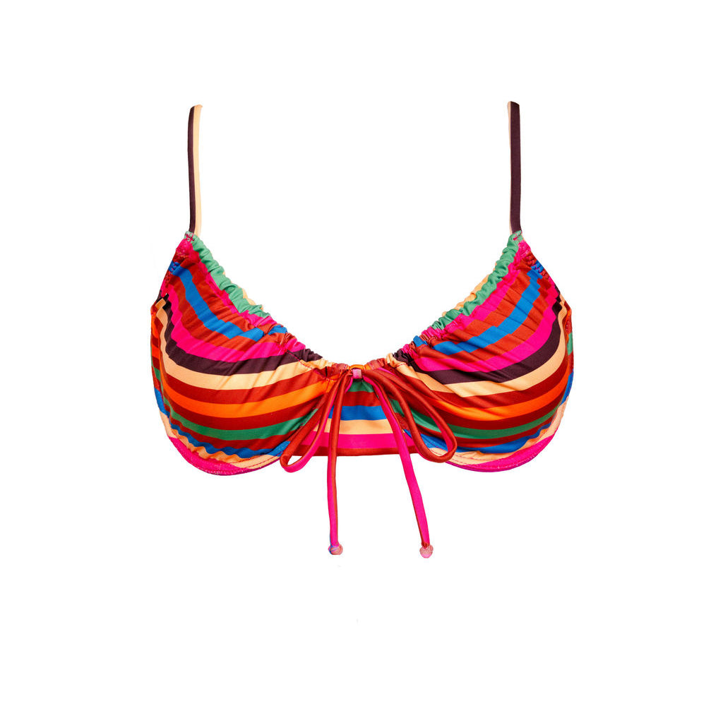 Adjustable Underwire Top in Boardwalk