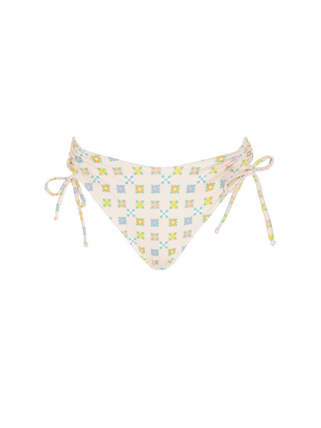 Ruched Tie Bottoms in Prairie