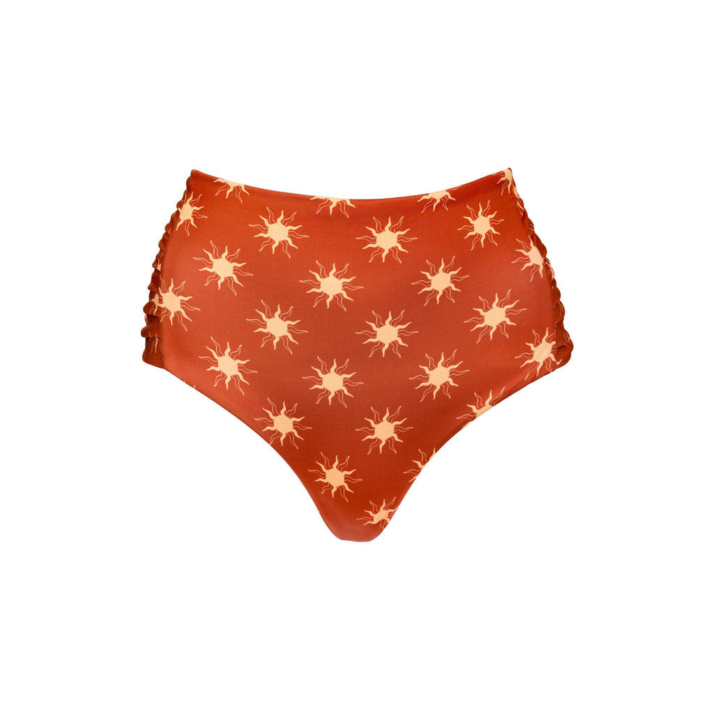 Pleated High Waisted Bottoms in Solara