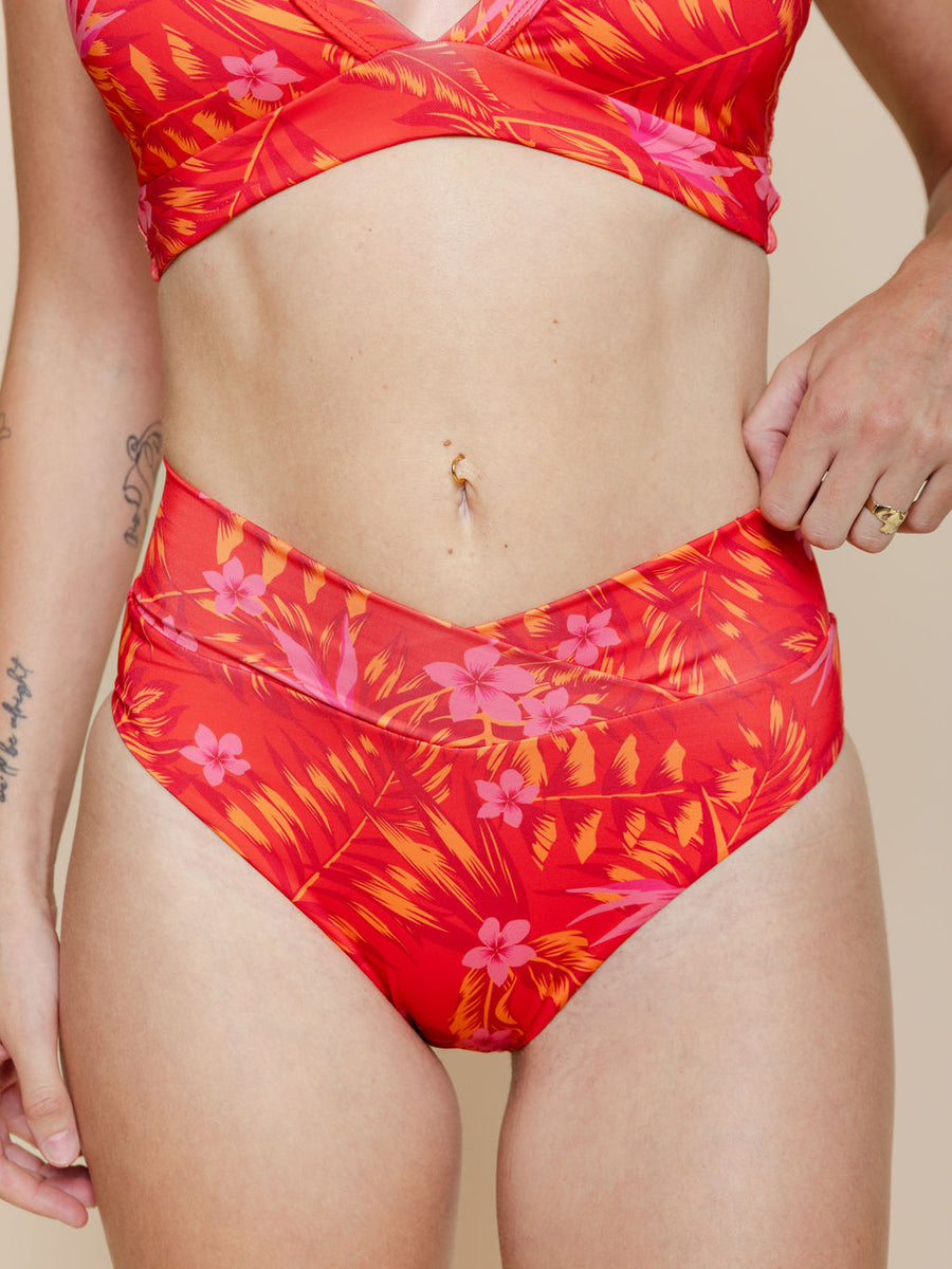High Hip Crossover Bottoms in Maui