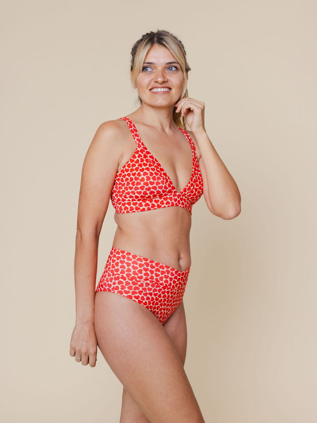 High Hip Crossover Bottoms in Brooke