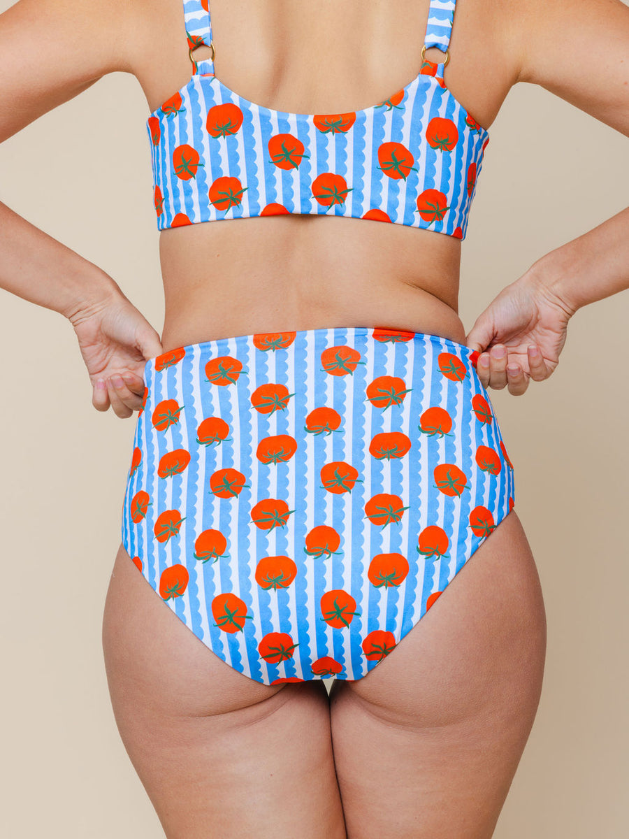 High Waisted Full Coverage Bottoms in Noor
