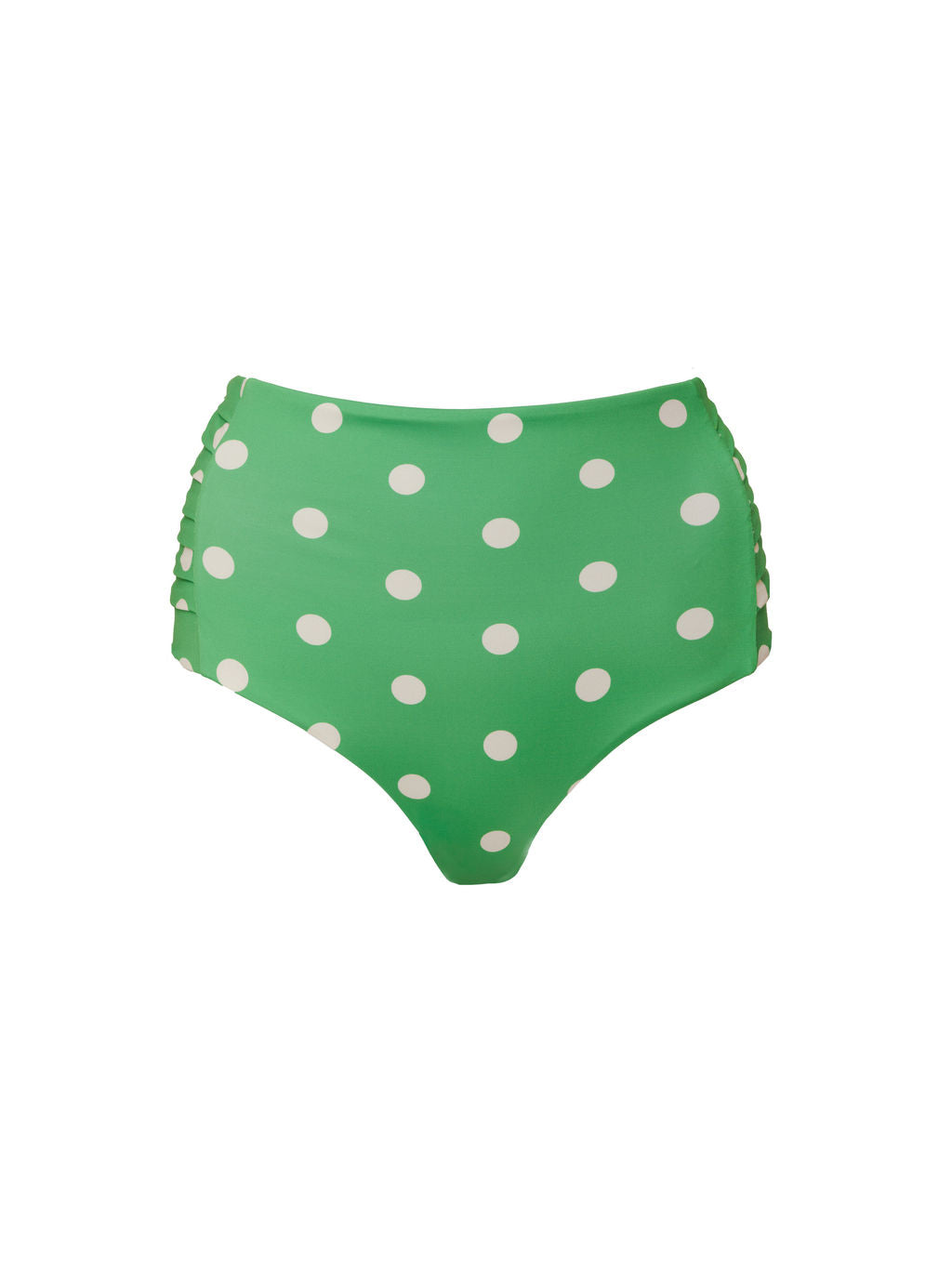 Pleated High Waisted Bottoms in Meadow