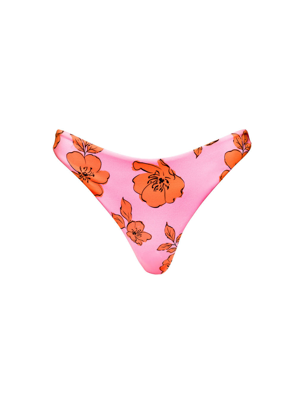 Brief Bottoms in Pink Floral
