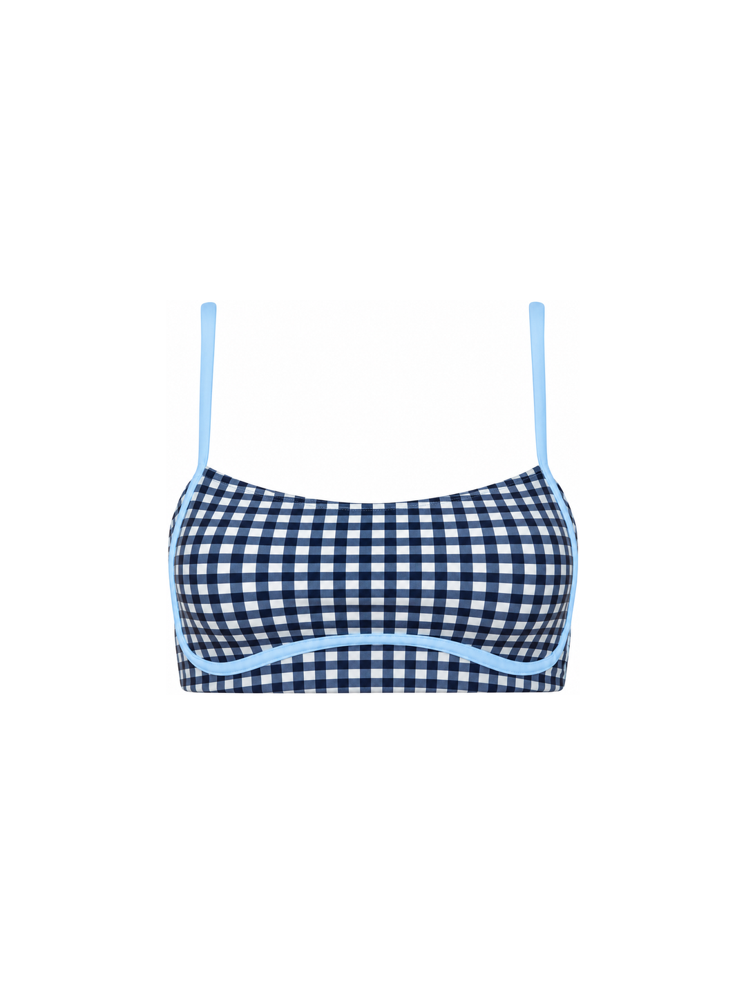 Bandeau With Piping Top in Bonbon