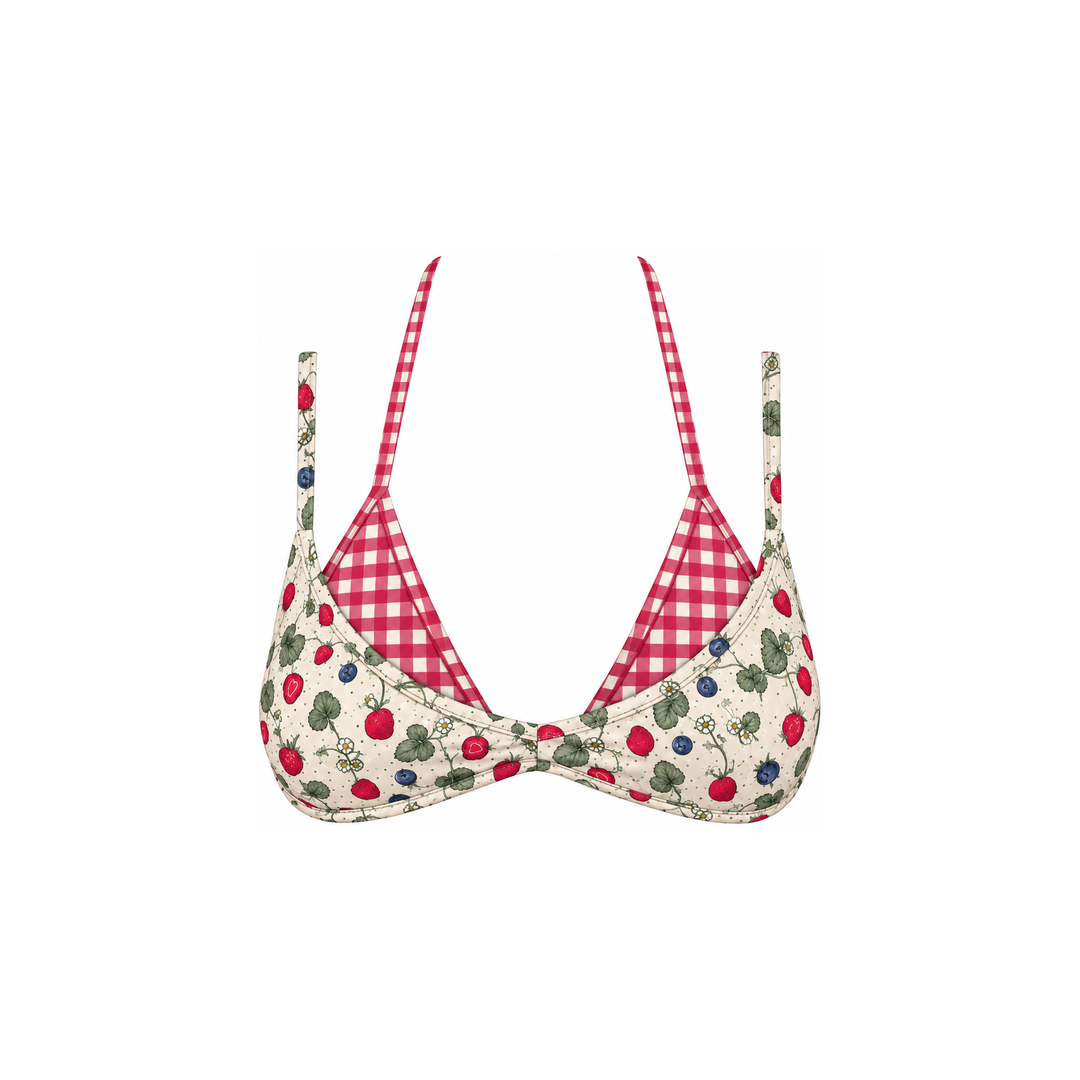 Layered Bikini Top in Madeleine