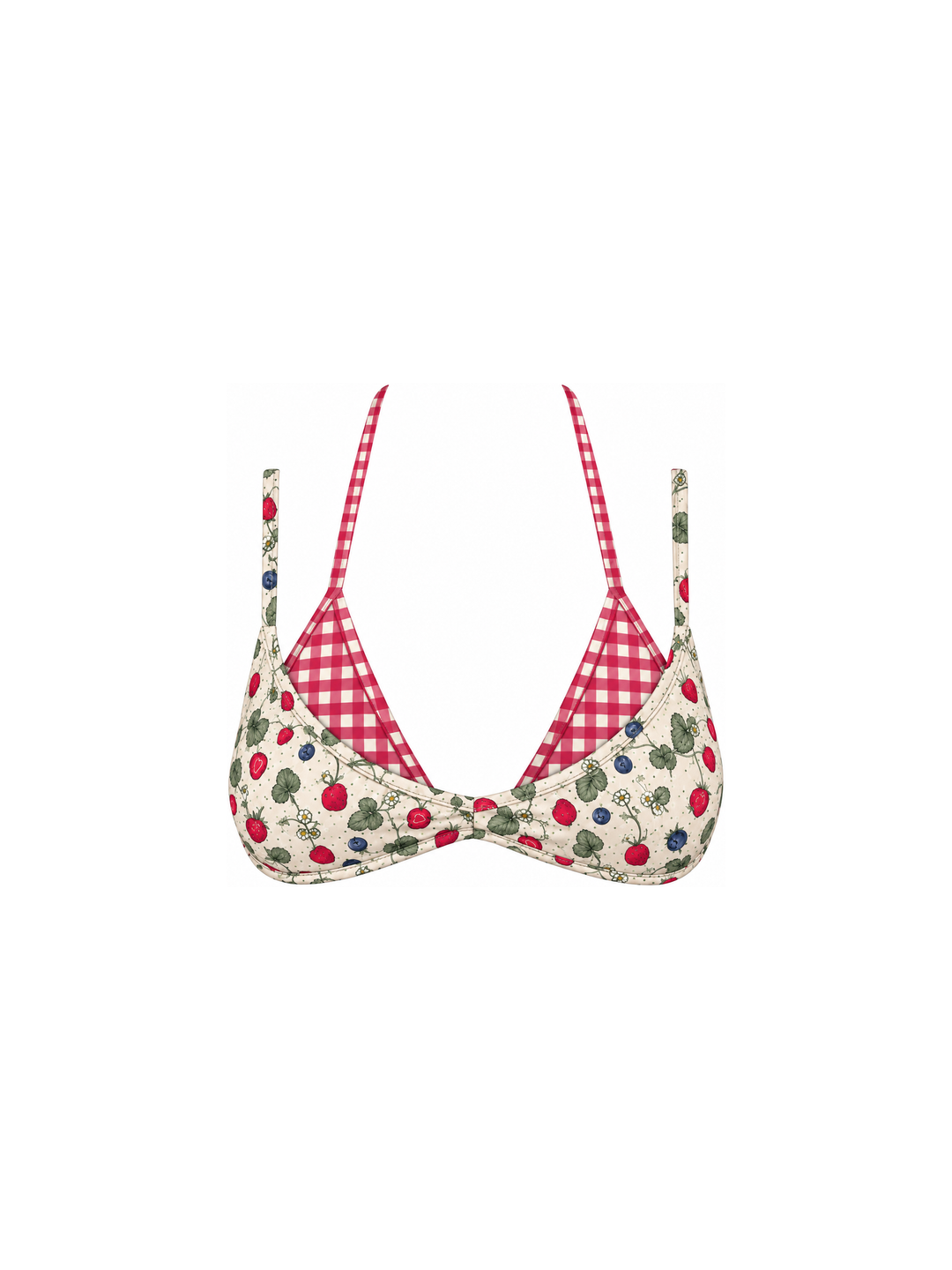 Layered Bikini Top in Madeleine
